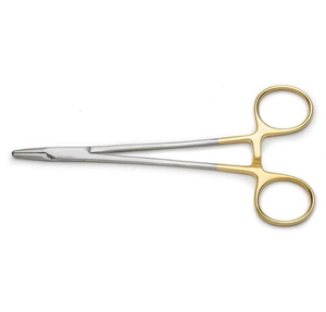 คีมสำหรับ14-cm ในห้องผ่าตัดทำจากเหล็กกล้าเยอรมันคีมสำหรับใส่เข็มเย็บสีทองครึ่งท่อน - Product Image 6