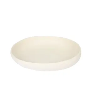 Assiettes de service en céramique d'aspect super cher poignées bleu ciel plateau haut de gamme écologique durable style européen restaurant - Product Image 3