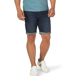 Shorts en jean décontractés pour hommes à prix d'usine, taille mi-haute, séchage rapide, taille élastique, personnalisables - Product Image 1