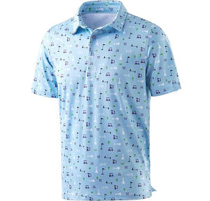OEM personalizado 100% algodón para Polo diseño de patrón sólido uniforme de punto ropa para ropa informal de los hombres - Product Image 1