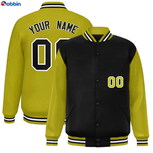 Veste universitaire unisexe pour homme BOBBIN INDUSTRIES, vente chaude, personnalisable, style baseball, tissu en toile, polaire, grande taille - Product Image 6