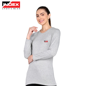 2025 personnalisé infirmière haut T-Shirt UnderScrubs confortable à manches longues médical Stretch coupe ajustée haute qualité Polyester/coton numérique - Product Image 4