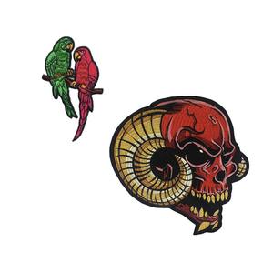 Low MOQ High Quality 2026 New Embroidery Patches Breathable Solid Color Custom Size Embroidery Patches PU <b>Hook</b> Backing - Product Image 4