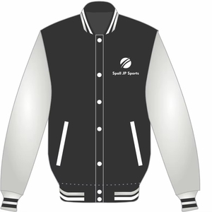 Chaqueta Universitaria de Lana Personalizada para Hombre, de Alta Calidad, con Parches de Chenilla Planos Bordados, Chaqueta Bomber de Invierno con Logotipo Personalizado - Product Image 1