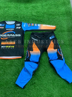 Ensemble de motocross personnalisé, imprimé par sublimation, vêtements de sport unisexes, durable, % polyester, offrant un confort respirant, coupe-vent