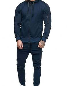 Ensemble survêtement et pantalon avec logo personnalisé Survêtement Sweat-shirt uni Tenue de jogging Tenue de sport OEM Vêtements de meilleure qualité pour hommes - Product Image 4