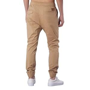 Pantalons pour hommes Pantalons délavés de couleur pour hommes Streetwear Nouveaux pantalons en coton et lin pour hommes Pantalons d'été respirants en lin de couleur unie - Product Image 2