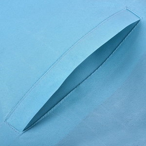 Tablier carré en cuir de qualité supérieure Master Blue Lodge Pennsylvania, bleu turquoise, argent, broderie à la main, personnalisation - Product Image 5