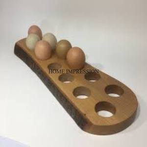 Dernier modèle arrivée de haute qualité en bois fait d'apparence attrayante pour la maison et les hôtels ustensiles de cuisine porte-œufs fournitures d'Inde - Product Image 1