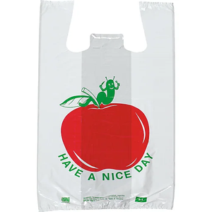 2024 Venta caliente supermercado LDPE/HDPE plástico camiseta bolsa personalizada bolsa de compras de plástico para embalaje - Product Image 5