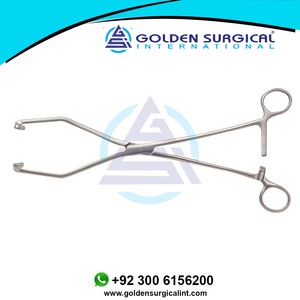 Pinza Quirúrgica para Residuos Rectales de Baja Resección, 70 mm, 1 x 2 Debakey, Mandíbula Atórmica, Longitud Total 300 mm, Pinza de Sujeción - Product Image 3