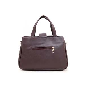 Bolso de mano marrón formal P55332 Accesorio elegante de pulseras de cadena y eslabones - Product Image 1