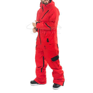 2025 vente chaude Logo personnalisé combinaison de Ski col à capuche respirant fermeture à glissière disponible différentes couleurs en gros vêtements de Ski - Product Image 2