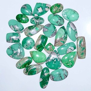 Cabujón suelto de variscita Natural de calidad AAA +, piedra preciosa de cabujón de tamaño libre, lote de piedras preciosas al por mayor para la fabricación de joyas finas - Product Image 5