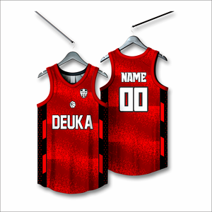Camisetas de baloncesto impresas sublimadas de diseño personalizado OEM 100% poliéster de talla grande temporada de verano Logotipo de equipo personalizado - Product Image 1