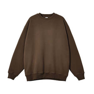 เสื้อคอกลมมีฮู้ดยาวเปิดไหล่ปล่อยแบบลำลองสำหรับผู้หญิงเสื้อผ้าแนวสตรีทเสื้อมีฮู้ดโอเวอร์ไซส์สำหรับฤดูใบไม้ผลิโลโก้ออกแบบได้ตามต้องการ - Product Image 3