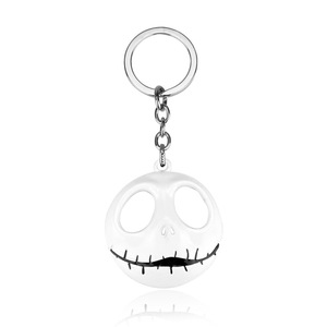 Portachiavi di Halloween prima di natale portachiavi Horror <span class=keywords><strong>Jack</strong></span> Skellington portachiavi con ciondolo per uomo accessori per chiavi auto regalo - Product Image 4