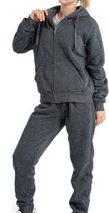 Wholesale <b>Women's</b> Winter Breathable Lightweight Drawstring Closure Front Logo Sweatsuit Set <b>Jogger</b> <b>Pants</b> and Hoodie - Product Image 2