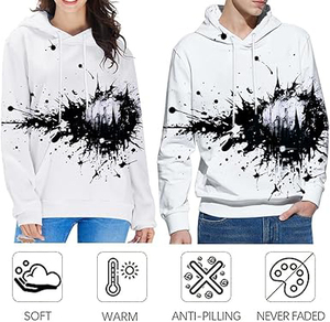 OEM personalizado sublimación hombres sudaderas con capucha de manga larga ropa de calle sudaderas con capucha pulóver bolsillo frontal sudaderas con capucha de uso regular - Product Image 5