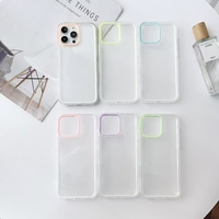 Nouvelle coque de téléphone transparente lumineuse de luxe pour iPhone 16 15 14 Pro Max, résistante aux chocs