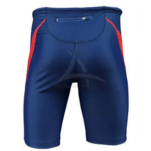 Nouveauté Shorts de compression pour hommes avec taille élastique, taille mi-haute, couleur unie, style décontracté, tissu extensible et coupe ajustée - Product Image 5