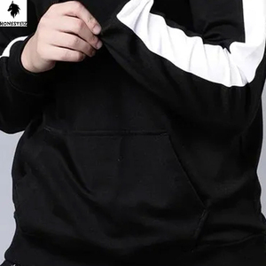 เสื้อฮู้ดแบบสวมหัวสำหรับผู้ชายเสื้อกันหนาวผ้าฝ้ายโพลีเอสเตอร์ผ้าเทอร์100% สีพื้นลำลองออกแบบได้ตามต้องการสำหรับฤดูหนาว - Product Image 6