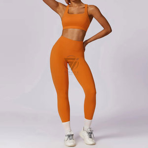 OEM Women's Sexy Sports Bra & Shorts Set-Spandex/Polyester Breathable Quick Dry Backless Design for Gym Yoga & Fitness Workouts - Product Image 4