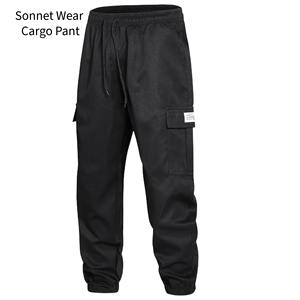 Mens Casual Cargo Pants <b>Drawstring</b> Joggers <b>Trousers</b> - Product Image 5