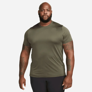 Venta al por mayor de ropa deportiva personalizada para correr ropa deportiva de compresión para gimnasio ropa deportiva para hombres cuello redondo camisetas/camisetas de gimnasio a la venta - Product Image 5