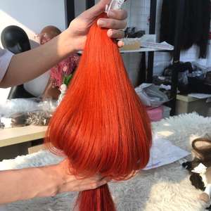 ผมต่อแบบธรรมชาติแท้ ขายส่ง มีสต็อกจำนวนมาก คุณภาพสูง ผมเวอร์จินเวียดนามแท้ 100% ยี่ห้อ VQHAIR ทุกสี - Product Image 1