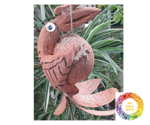 Decoración Animal de coco Tallas únicas de mono de coco-Arte de concha de coco Premium, figuritas de animales hechas a mano de artesanos de Vietnam - Product Image 2