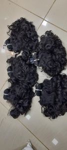 100% cheveux humains ondulés rebondissants indiens bruts non traités directement du vendeur indien extension de cheveux humains vierges à cuticules alignées - Product Image 3