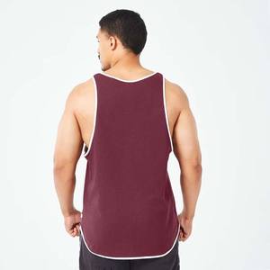 Vêtements pour hommes grande taille 100% coton polyester sans manches à séchage rapide débardeurs de musculation gym fitness et musculation - Product Image 2
