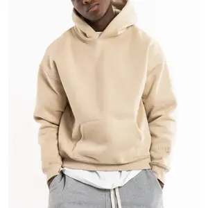 Pull à capuche personnalisé de haute qualité pour hommes Streetwear surdimensionné à la mode Sweat-shirt à capuche d'hiver imprimé en polaire Fabricant vente en gros - Product Image 5