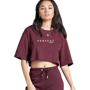 Camisetas de Mujer Perfect Industry, Nuevo Diseño 2026, Logotipo Personalizado, Cuello Redondo, Manga Corta, 100% Algodón, para Verano - Product Image 4