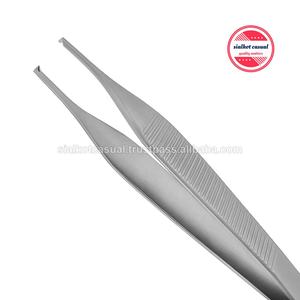 Pinces chirurgicales TC Adson pour pansements, pinces à tissus à pointes dentelées, longueur 4,75 pouces, acier inoxydable, instruments chirurgicaux - Product Image 6