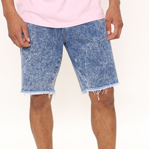 Shorts de Mezclilla para Hombre, 100% Algodón, Sólidos, Transpirables, Cómodos, Casuales, Urbanos, de Verano - Product Image 6