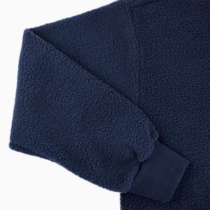 เสื้อฮู้ดแบบซิปขนแกะเชอร์ปาสำหรับผู้ชายเสื้อสเวตเชิ้ตมีฮู้ดสวมใส่สบายเหมาะสำหรับอากาศหนาวและชุดลำลอง - Product Image 3