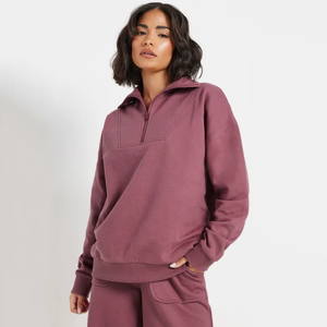 Haute qualité unisexe décontracté femmes mode col roulé fermeture éclair sweats courts pour femme nouveauté Offre Spéciale nouveau Design - Product Image 1