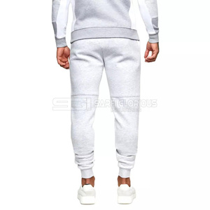 Chándal de lana de invierno de algodón unisex de alta calidad, conjunto de chándal deportivo estampado con Sudadera con capucha personalizada, pantalones de talla grande con logotipo - Product Image 4