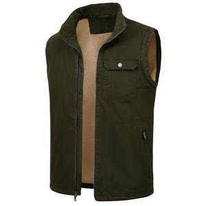 Chaleco de Lona para Hombre, Ajustable, Nuevo, Sin Mangas, Estilo Personalizado, Transpirable, Precio de Venta al por Mayor, Cómodo - Product Image 1