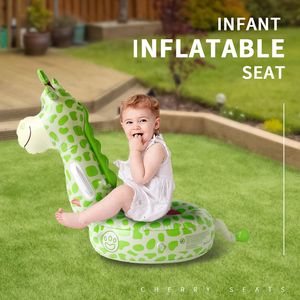 Sedia Gonfiabile a Forma di Giraffa per Neonati, Supporto per Seduta Infantile, Poltroncina ad Aria per Bambini per Interni ed Esterni |   Prodotto in Indonesia - Product Image 2