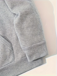 Sweat à capuche surdimensionné lourd pour hommes 100% polyester haute qualité Logo personnalisé Streetwear hiver numérique teint uni - Product Image 3