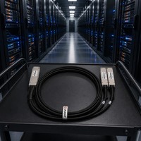 Câble de dérivation passif DAC AI Server Rack 800G OSFP vers 2x400G QSFP112 pour cluster GPU HPC InfiniBand NDR