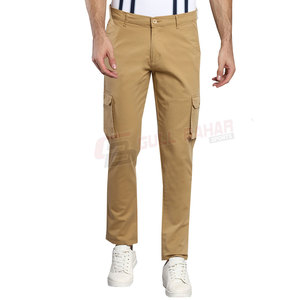 Pantalones Cargo informales de estilo urbano para hombre con piernas ajustadas, tela de lona transpirable y ligera para aventura al aire libre - Product Image 1