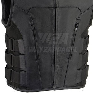 Chaleco de Motocicleta de Cuero Personalizado, Chaleco de Motociclista de Cuero 2026 - Product Image 6