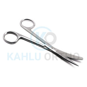 KAHLU-Tijeras quirúrgicas doradas de acero inoxidable de 15 cm, buena venta, forma recta, calidad superior - Product Image 1