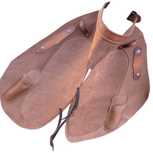 Tablier professionnel en cuir pour maréchal-ferrant, durable, réutilisable, vêtement de travail pour clinique vétérinaire, couleur noire - Product Image 6