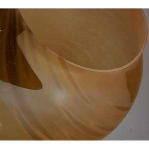 Vaso di fiori in vetro italiano di alta qualità dalla collezione di <span class=keywords><strong>Aladino</strong></span> decorazione per la casa in colore speciale miele bianco avventurina - Product Image 3