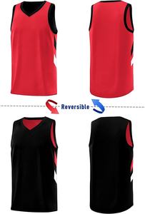 Nouveau maillot de basket-ball réversible pour hommes respirant uniforme d'équipe Hip Hop chemises athlétiques grande taille S-4XL - Product Image 3